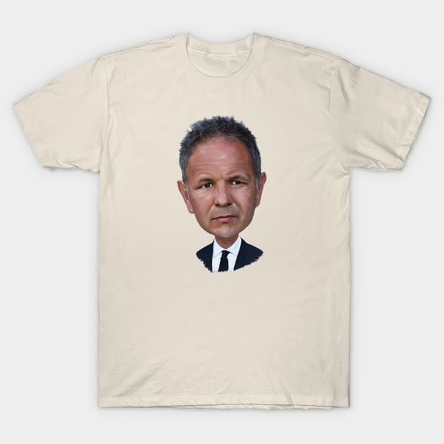 Caricature of Sinisa Mihajlovic T-Shirt by Ovibos